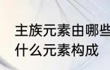 主族元素由哪些元素构成 主族元素由什么元素构成